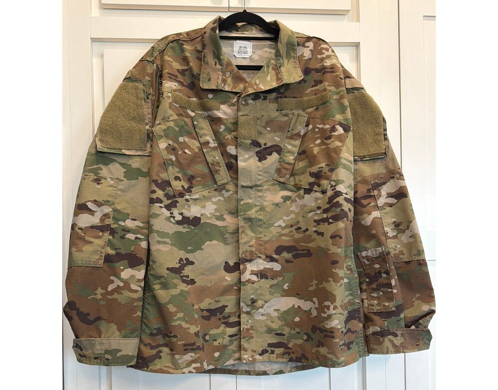 US Army OCP Multicam Flame Resistant Combat Shirt Military Issue Lg/extra long
